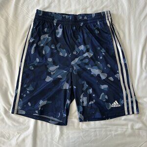 Adidas Boys' 3-Stripe Camo Shorts Size XL (18/20)